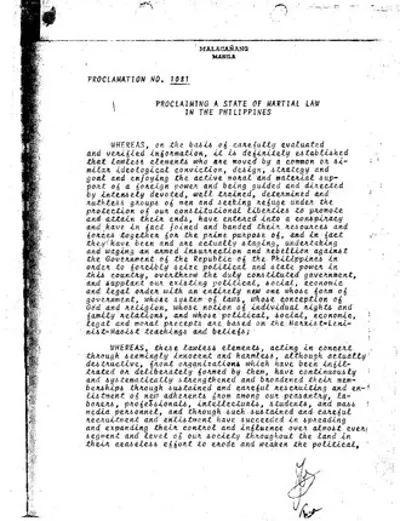 0 commemoration of the declaration of martial law philippines 09 21