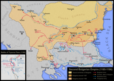 1185 the uprising of asen and peter begins on the feast day of st 10 26