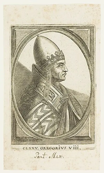 1187 election of gregory viii following the death of pope urban i 10 21
