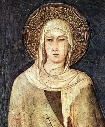 1253 clare of assisi italian follower of francis of assisi born 08 11