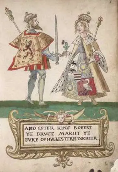 1327 elizabeth de burgh queen of robert the bruce 10 27