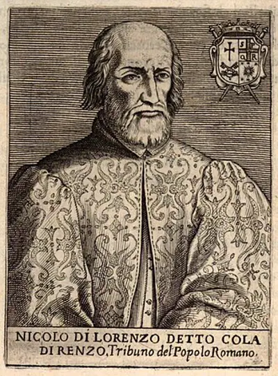 1354 cola di rienzo roman tribune born c