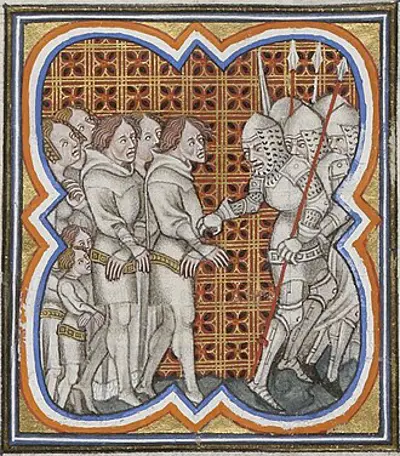 1358 battle of mello the peasant forces of the jacquerie are cru 06 10