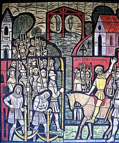1450 jack cade and his followers enter london unhindered by the g 07 03