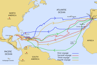 1502 christopher columbus lands at guanaja in the bay islands off 07 30