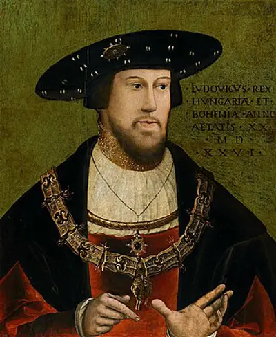 1526 louis ii king of hungary and croatia born 1506 08 29