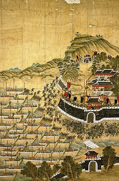 1592 during the first japanese invasion of korea japanese forces 07 20