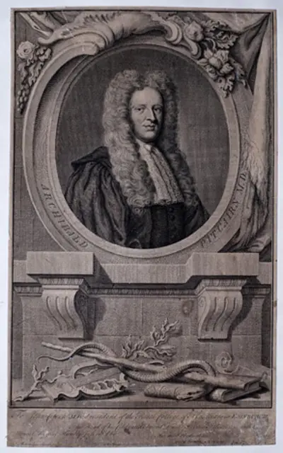 1713 archibald pitcairne scottish physician and academic born 1 10 20