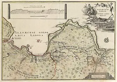 1730 construction of the ladoga canal is completed in russia