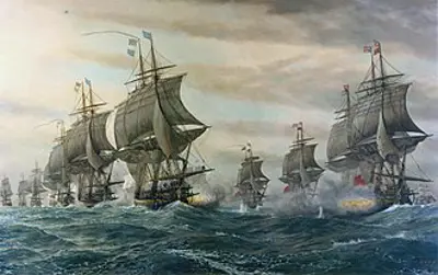 1781 battle of the chesapeake in the american revolutionary war 09 05
