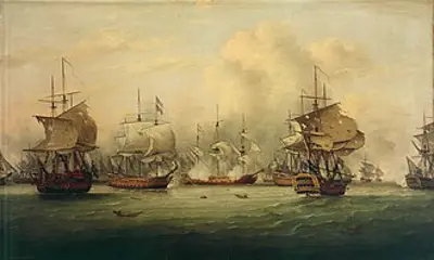 1781 british and dutch ships engage in the second battle of dogge 08 05