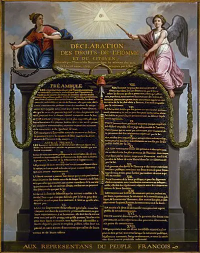 1789 the declaration of the rights of man and of the citizen is a 08 26