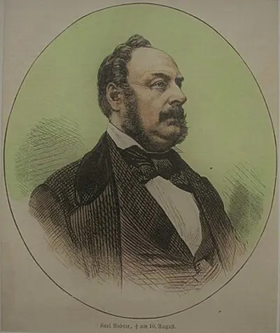 1808 karl andree german geographer and journalist died 1875 10 20