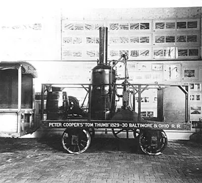 1830 tom thumb replica pictured the first american built steam 08 28