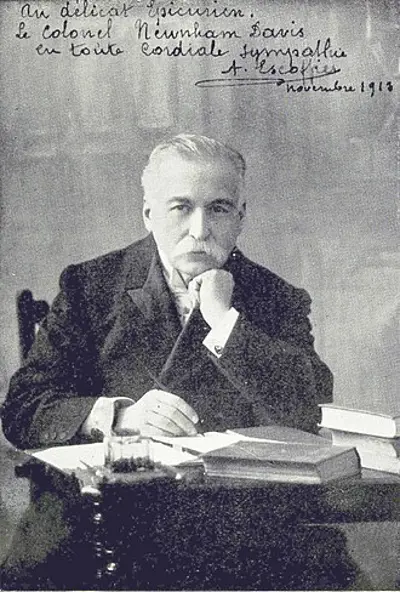 1846 auguste escoffier french chef and author died 1935 10 28