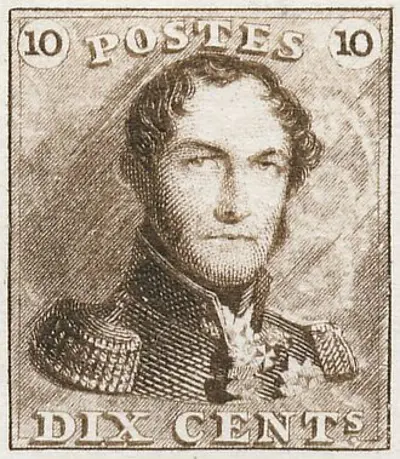 1849 belgium introduced its first series of postage stamps known 07 01