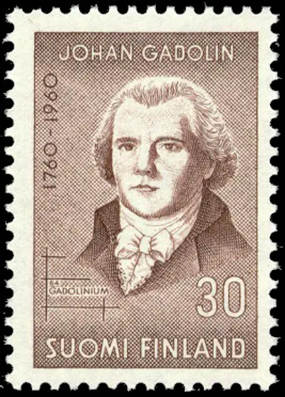 1852 johan gadolin finnish chemist physicist and mineralogist 08 15