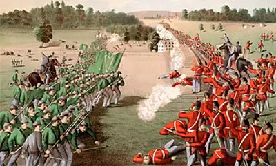 1866 one thousand eight hundred fenian raiders are repelled back 06 07