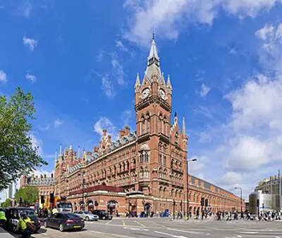 1868 st pancras railway station pictured in london now the ter 10 01