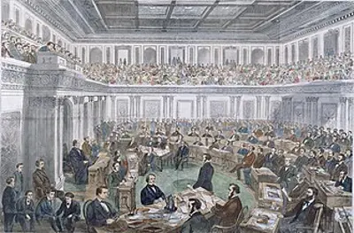 1868 the impeachment trial of andrew johnson adjourned after the 05 26