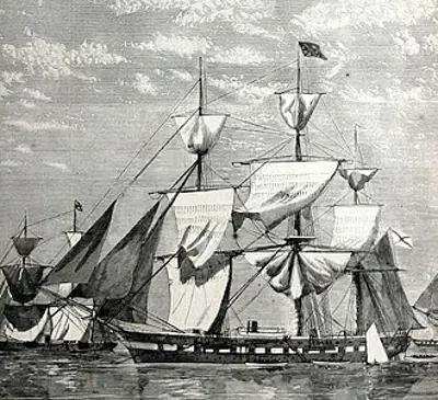 1868 the imperial russian steam frigate alexander nevsky is shipw 09 25