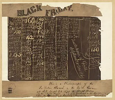 1869 black friday 1869 gold prices plummet after united states 09 24