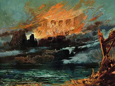 The premiere of Götterdämmerung by Richard Wagner (pictured) closed the first Bayreuth Festival.