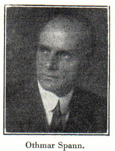 1878 othmar spann austrian economist sociologist and philosoph 10 01