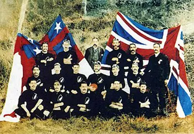 1889 the new zealand native football team predominantly comprisi 08 24
