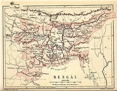 1905 the partition of bengal in india takes place