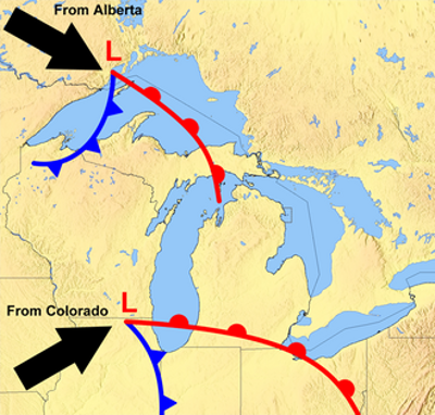 1913 the first day of the great lakes storm of 1913 a massive bl 11 07
