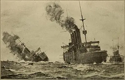 1914 a german submarine sinks three british cruisers over a seven 09 22