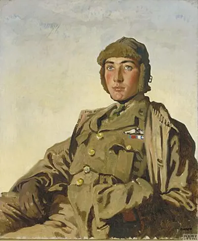 1917 arthur rhys davids english lieutenant and pilot born 1897 10 27