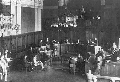 1921 at his trial for the assassination of talaat pasha viewed a 06 03