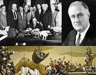 1933 new deal president franklin d