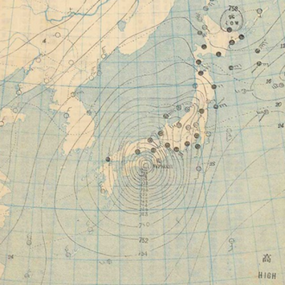 1934 the muroto typhoon the strongest in japanese history at the 09 21