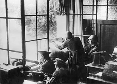 1936 the july 1936 military uprising in barcelona begins
