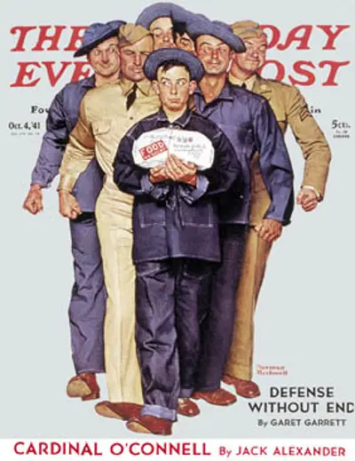 1941 norman rockwells willie gillis character debuts on the cove 10 04