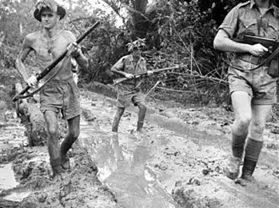 1942 world war ii battle of milne bay japanese marines assault 08 25