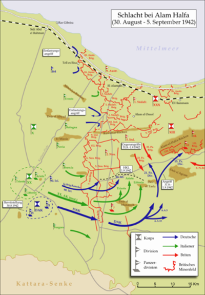 1942 world war ii the battle of alam el halfa begins