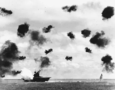 1942 world war ii the battle of midway begins