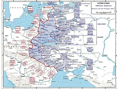 1944 world war ii opening day of the soviet unions operation ba 06 22