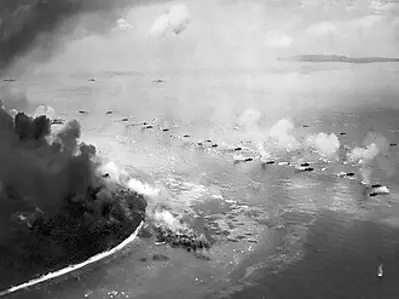 1944 world war ii the battle of peleliu begins as the united st 09 15
