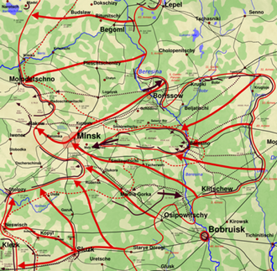 1944 world war ii the minsk offensive clears german troops from 07 03