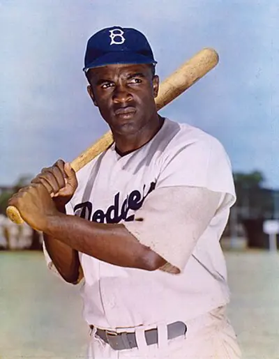 1945 jackie robinson of the kansas city monarchs signs a contract 10 23