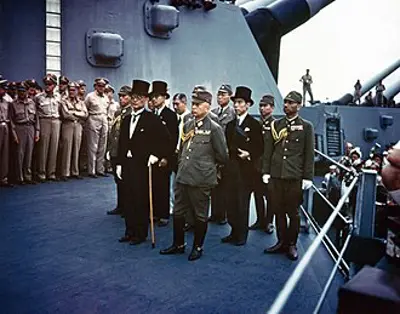 1945 ten days after world war ii ends with japan announcing its s 08 25