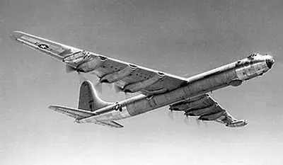 1946 first flight of the nuclear capable convair b 36 heaviest m 08 08