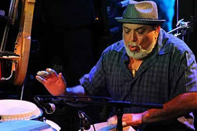 Poncho Sanchez, American singer and conga player