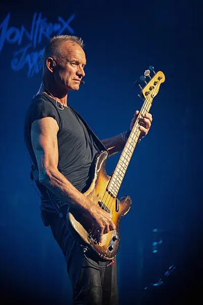 Sting, English singer-songwriter and actor