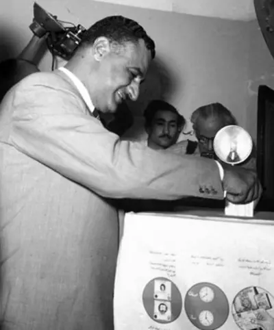 1956 in a nationwide referendum gamal abdel nasser pictured wa 06 23
